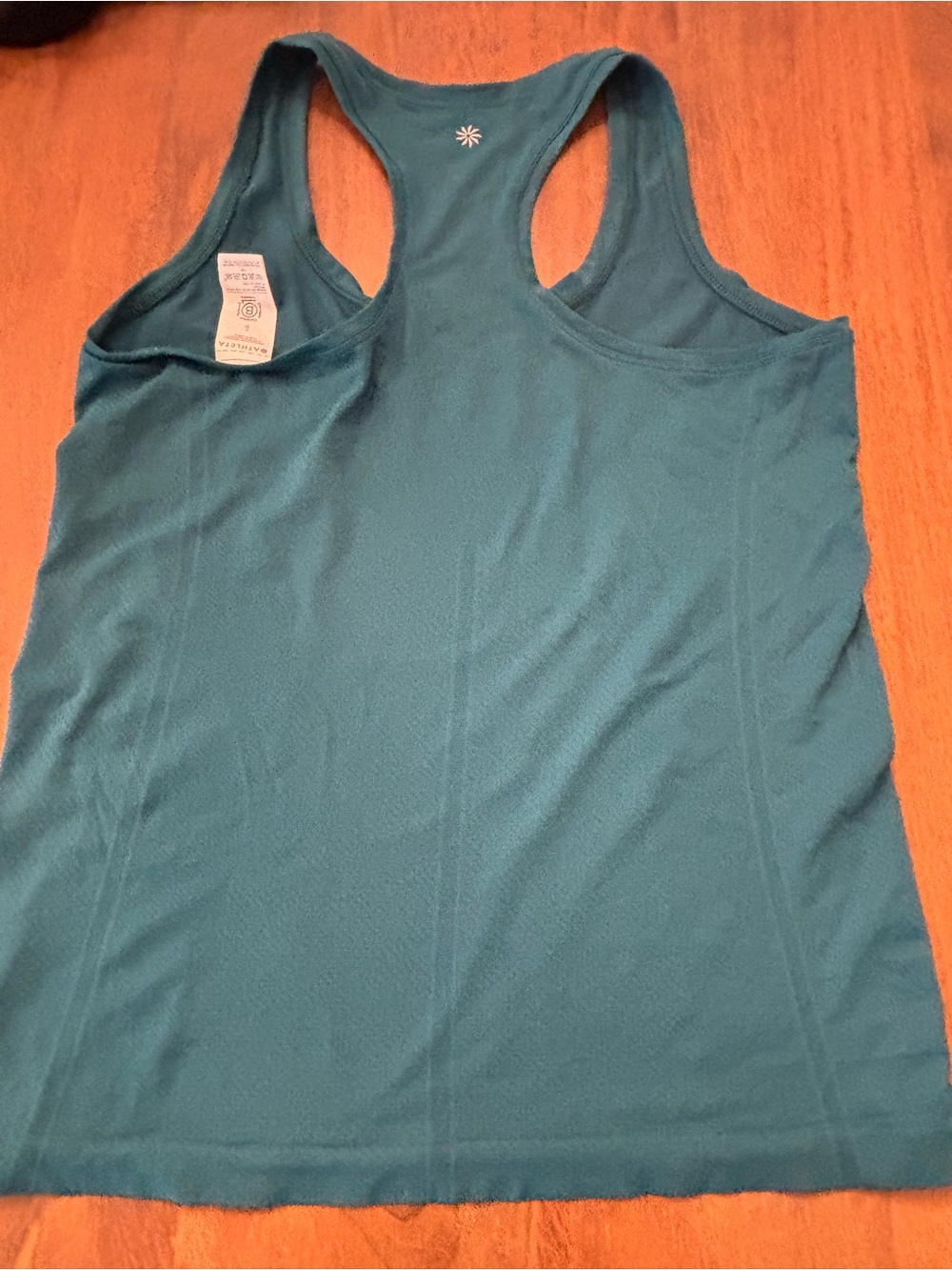 Athleta Deep Teal Racerback Performance Tank - Picture 4 of 6